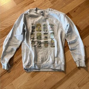 Fun pickles design sweatshirt!